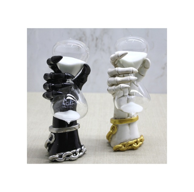 4 Adet El Tasarımlı Kum Saati Polyester Dekoratif Ürün, El Tasarımı Detayı, Hourglass Sand Timer Alk4396