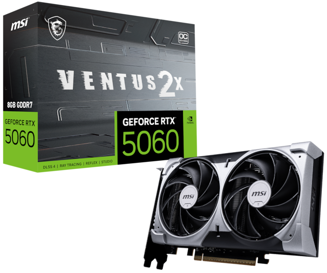 MSI Geforce RTX 5060 8 GB Ventus 2x OC GDDR7 128 Bit Ekran Kartı