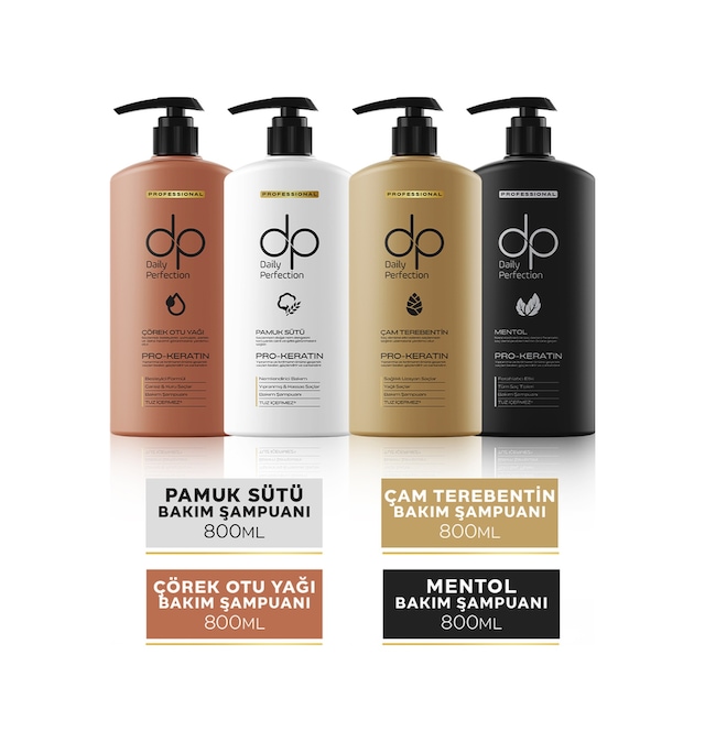 Dp Daily Perfection Şampuan Seti 800 ML x  4 Adet
