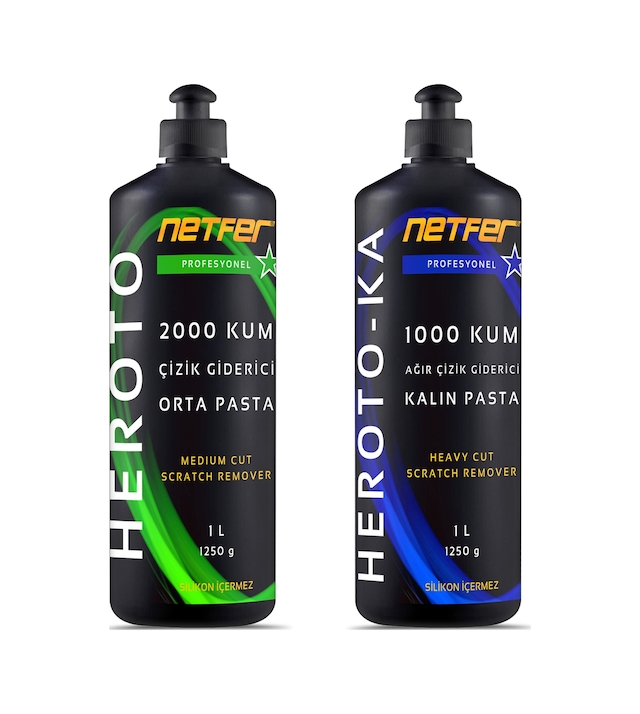 Netfer 2'li Orta Kalın Pasta Set - 2x1 L