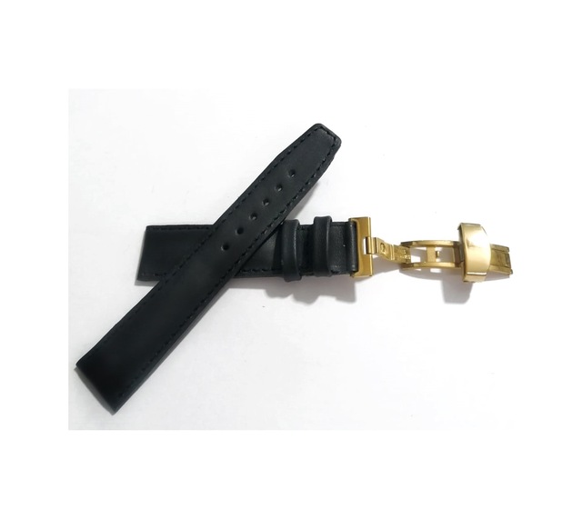 Fado Her Saate Uygun Kelebek Toka 20 Mm Hakiki Deri 248 Sarı Toka Siyah Siyah