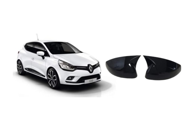 Renault Clio 4 Ithal Piano Siyah Batman Yarasa Ayna Kapağı Uyumlu