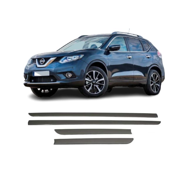 Agtuning Nissan X-Trail Krom Yan Kapı Çıtası 2014 ve Üzeri Paslanmaz Çelik