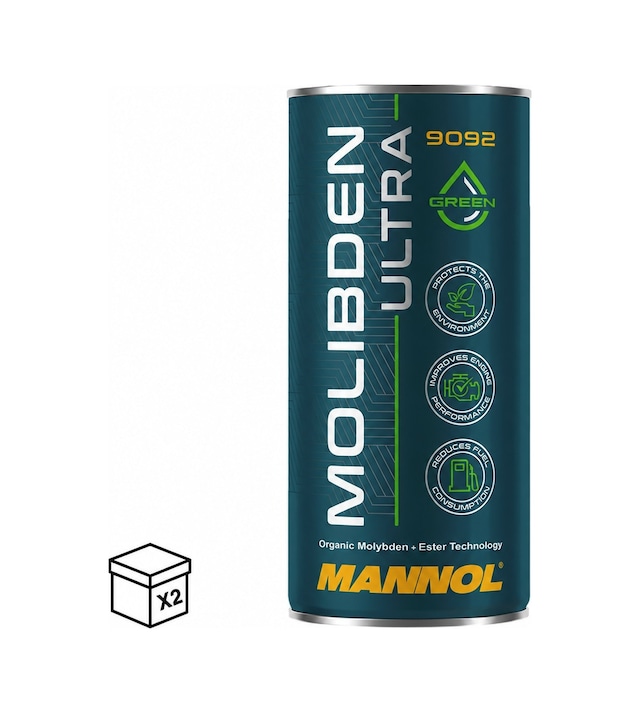 Mn9092-035me Mannol Molibden Ultra Metal 350ml 2 Adet