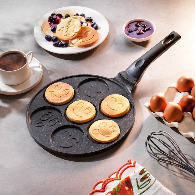 Schafer Black Stone Pankek Tavası 26 Cm-siyah