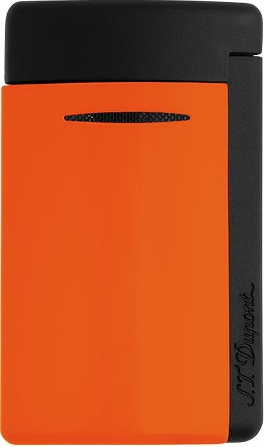 S.t. Dupont Minijet Lacquered Neon Turuncu Puro Çakmağı 10869 - Tr7483