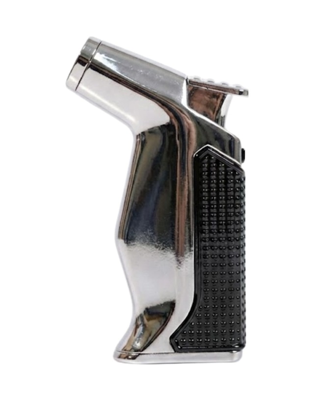 Parmida Tek Torch Pürmüz Gunmetal Masa Tipi Metal Puro Çakmağı - Tr9236