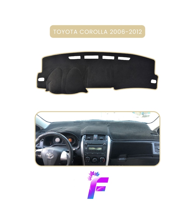 Toyota Corolla 2006-2012 Araca Özel Torpido Örtüsü Ön Göğüs Kılıfı Tam Koruma Kaymaz B31 Bej