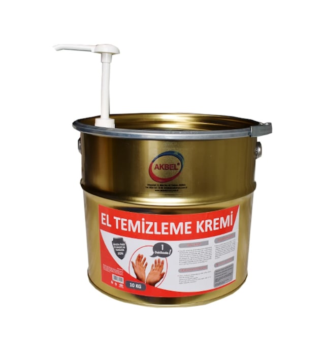 Akbel El Temizleme Kremi 10 Kg (Metal Kutusunda-Pompa Aparatlı) (194649994)
