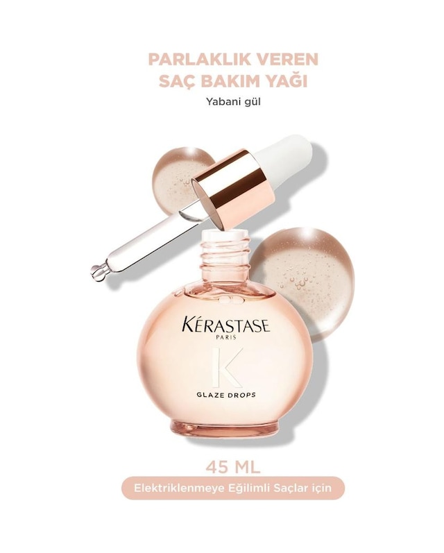 Kerastase Gloss Absolu Elektriklenmeye Eğilimli Saçlar İçin Saç Bakım Yağı 45 ml