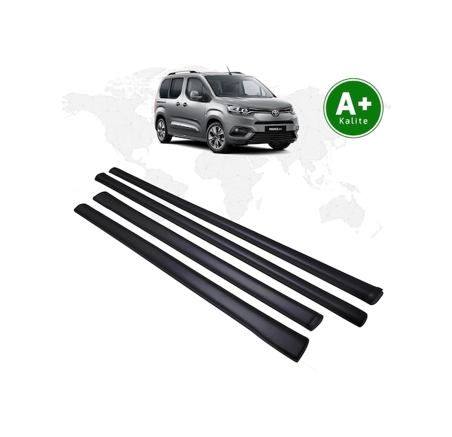Toyota Proace City Marşpiyel Kaplaması 4 Parça 2019 Model Ve Sonrası