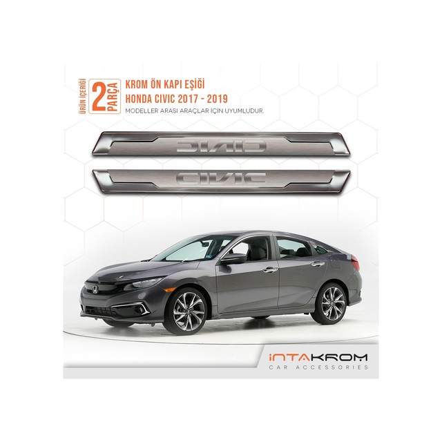 Honda Civic Ön Kapı Eşiği 2 Parça N11.6343