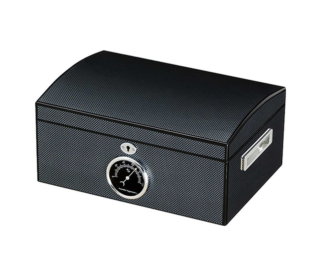 Falconetti Siyah Karbonfiber Humidor Puro Kutusu Rc05
