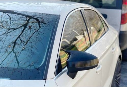 Audi A3 8v Yarasa Ayna Kapağı - Parlak Siyah - Abs Plastik