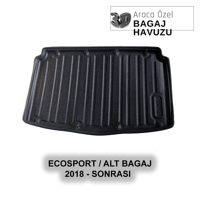 Ford Ecosport / Alt Bagaj 2018+ 3d Araca Özel 3d Bagaj Havuzu