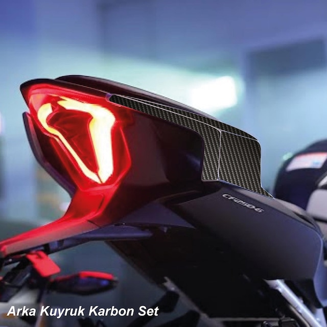 Cfmoto 250sr Arka Kuyruk Karbon Stıcker Set