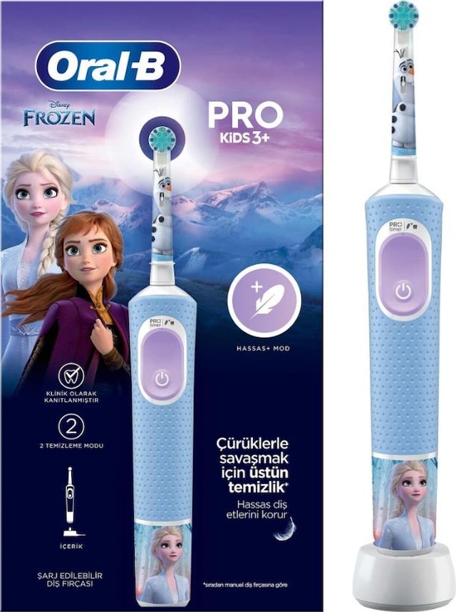 Oral-b Vitality Pro Frozen Özel Seri Çocuklar İçin Şarj Edilebilir Diş Fırçası
