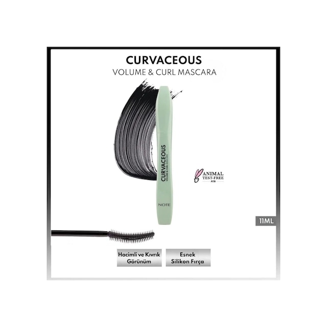 Curvaceous Hacim ve Kıvırma Etkili Maskara - Siyah