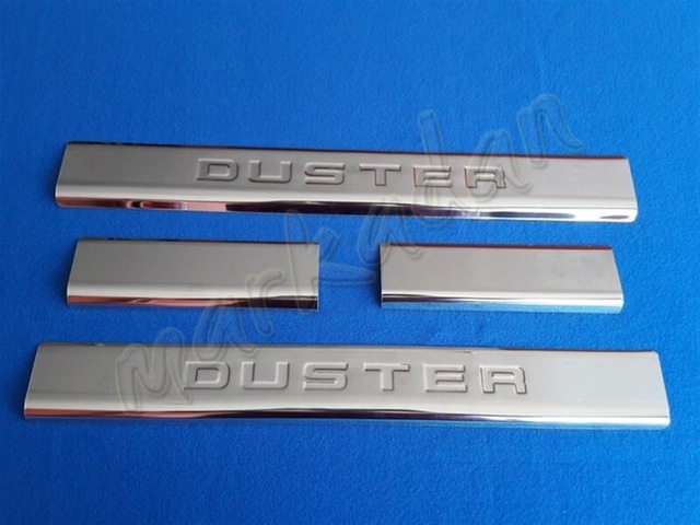 Dacia Duster Krom Kapı Eşiği 2010-2017 4 Parça Paslanmaz Çelik N11.7629