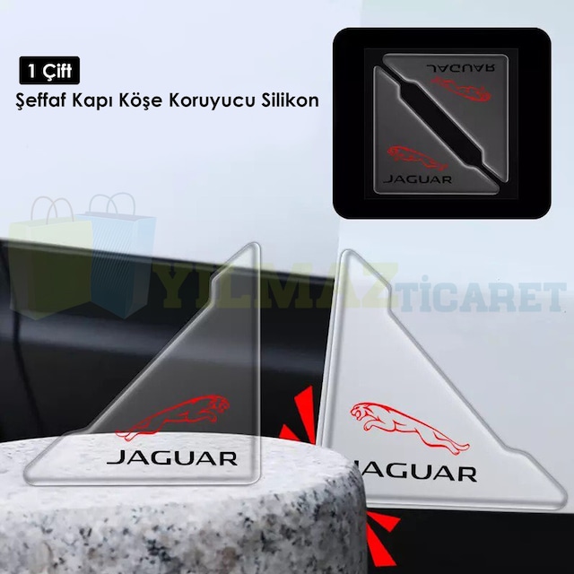Jaguar Logo Kapı Kenar Köşe Koruyucu Çarpma Çizilme Önleyici