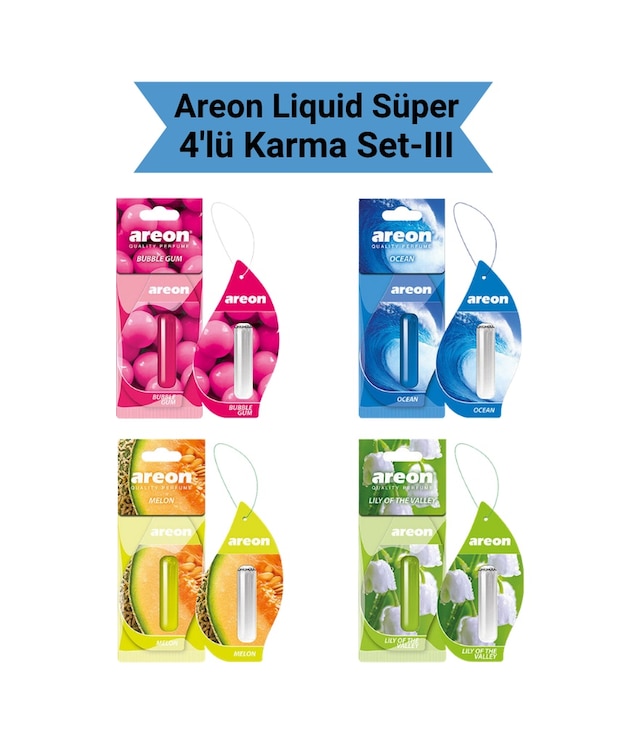 Areon Liquid 5 Ml 4'lü Karma Set-3