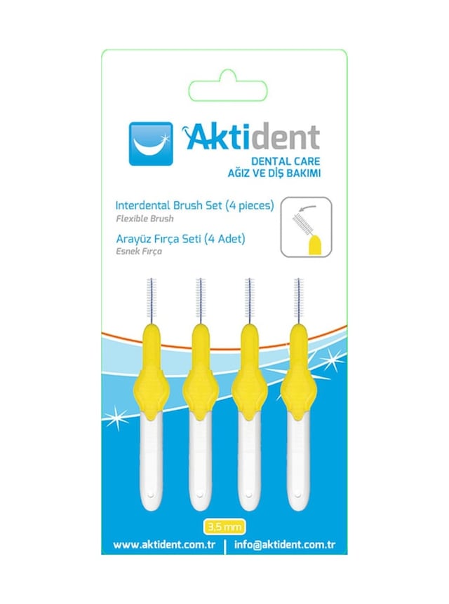 Aktident Arayüz Fırça Seti 3.5 MM 4'lü