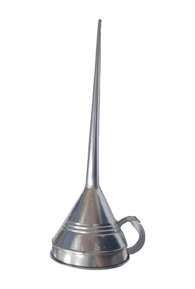 50 Cm Galvaniz Sivri Mazot Hunisi Yağ Hunisi