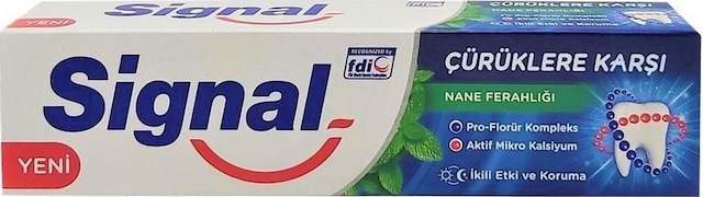 Signal Çürüklere Karşı Nane Ferahlığı Diş Macunu 100 ML