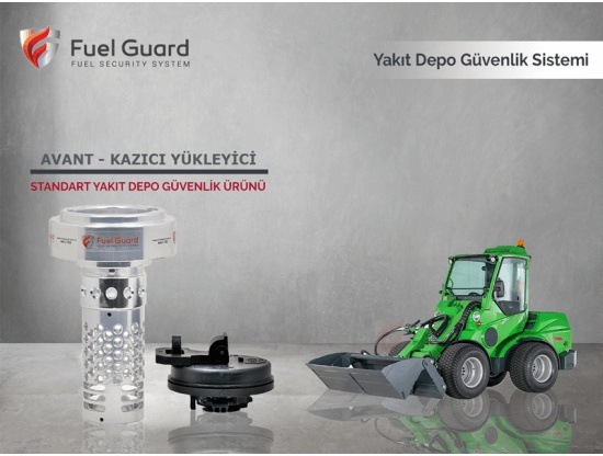 Avant Kazıcı-Yükleyici Yakıt Depo Koruma Cihazı