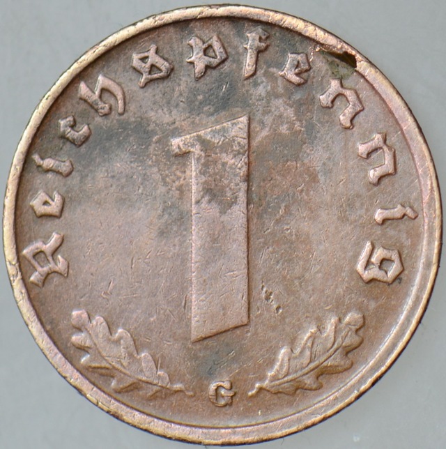 Almanya 1 Pfennıg 1938 G. Iıı. Reich Dönemi.