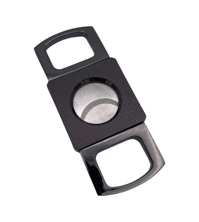 Gunmetal Gövdesi İşlemeli Metal Puro Makası Kesici
