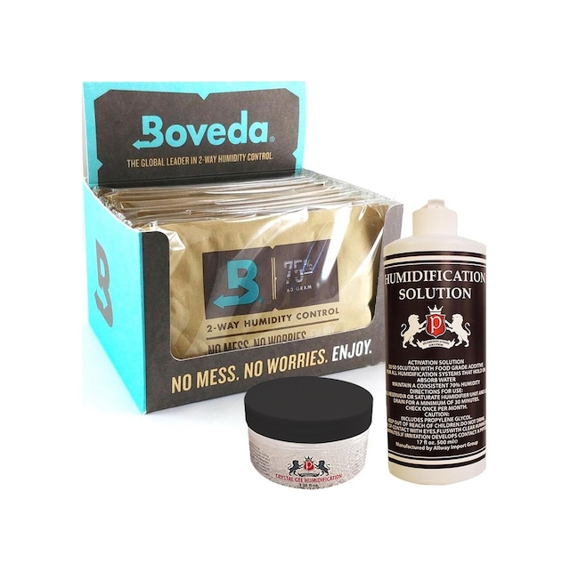 Boveda 75 60 G Humidor Puro Kutusu Nemlendirici 12li Paket Saf Su