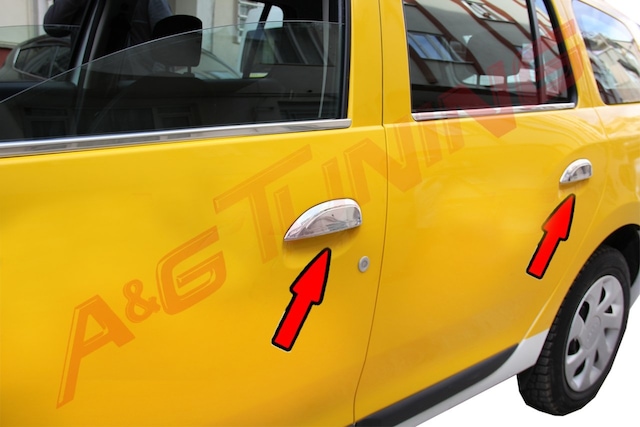 Renault Symbol Krom Kapı Kolu 2013 Üzeri 4 Kapı Paslanmaz Çelik N11.1080