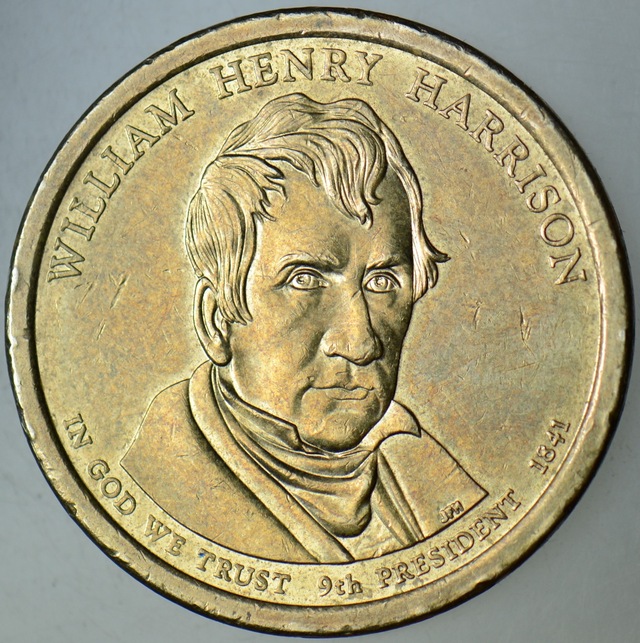 Amerika 1 Dolar 2009 P. Başkanlar Serisi-wıllıam Henry Harrıson.
