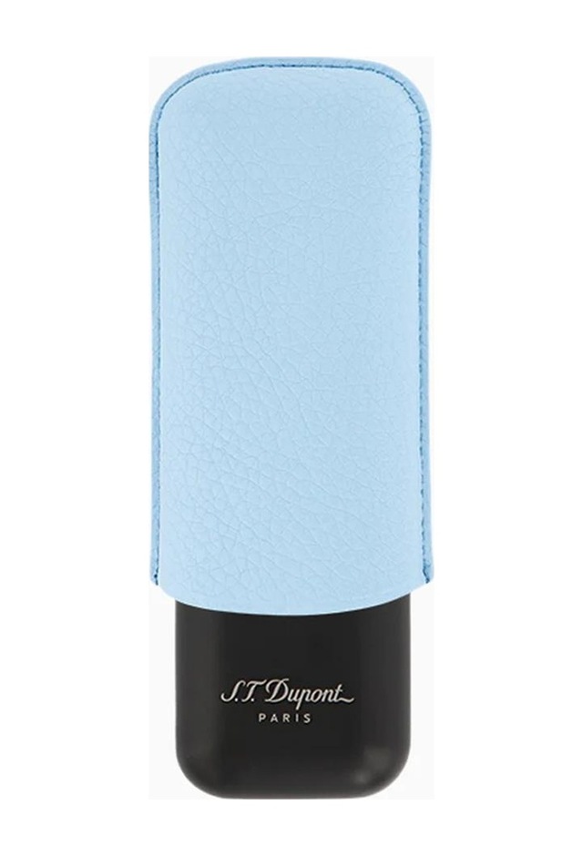 S.t. Dupont Siyah Mat/turkuaz Puro Kılıfı İkili 183243