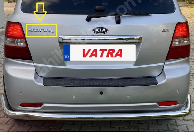 Sorento 2.5 Crdi Ex 2003-2009 Sorento Krom Bagaj Yazısı