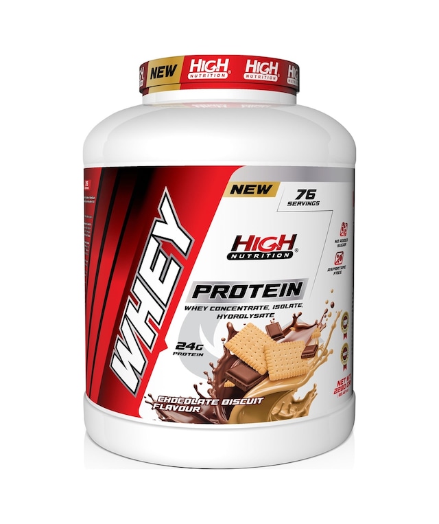 Protein Tozu 2280 Gr Çikolata Bisküvi Aromalı Whey Protein 24 Gram Protein 76 Servis