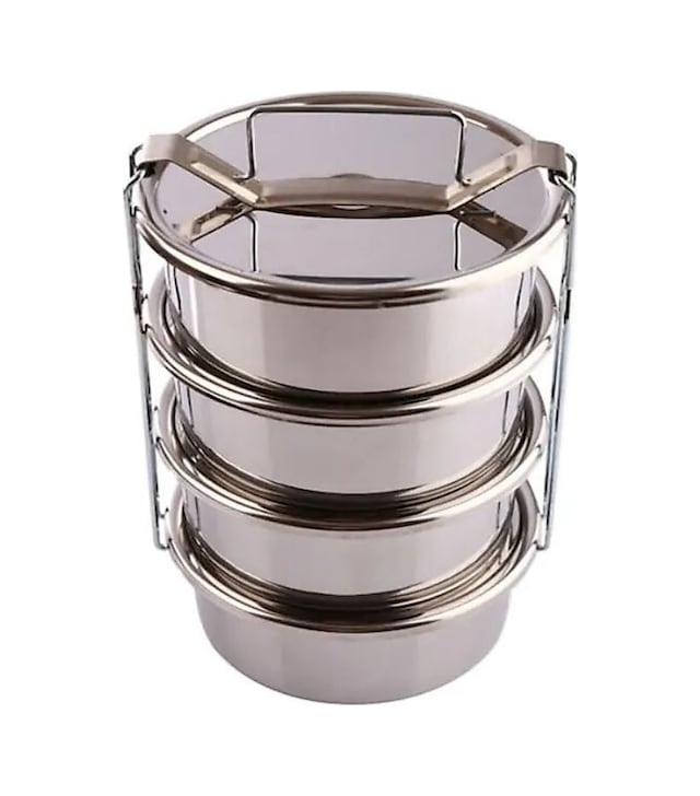 Sefer Tası 4 Lü Paslanmaz Çelik Tek Kişilik 12X6 Cm 3 Lü Kullanım