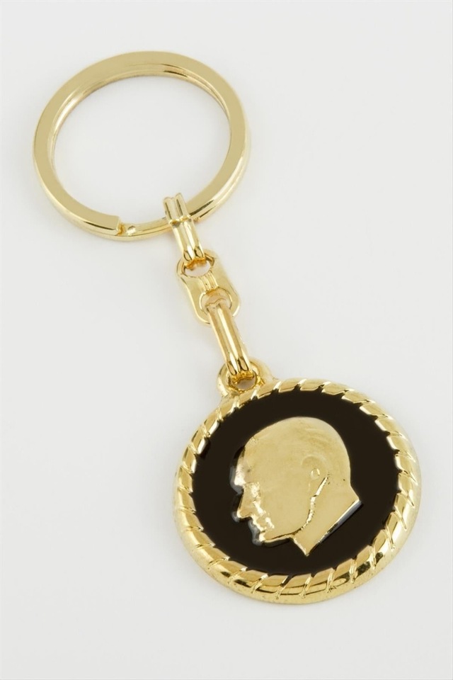 Atatürk - 61 - Metal - Spt-gld - Anahtarlık Sarı