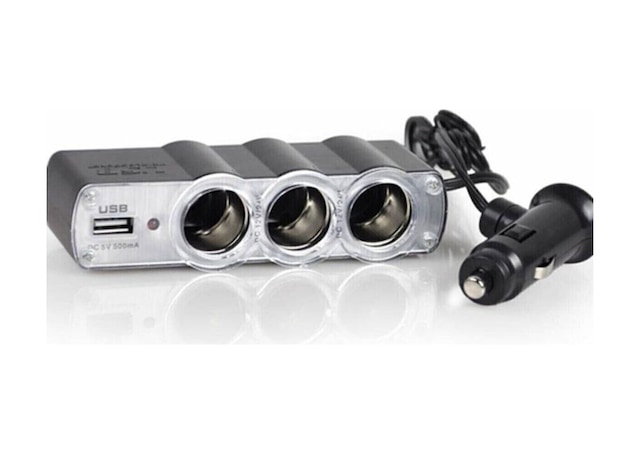 Araç Içi 3'lü Çakmaklık Çoğaltıcı Usb Çıkışlı 12v 3 Girişli Çakmaklık