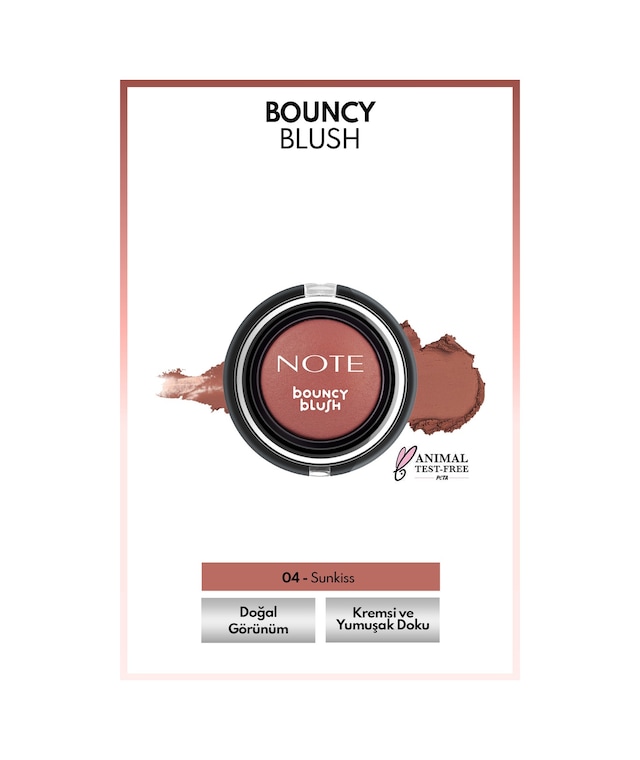 Bouncy Blush Yumuşak Kremsi Allık - 04 Sunkiss