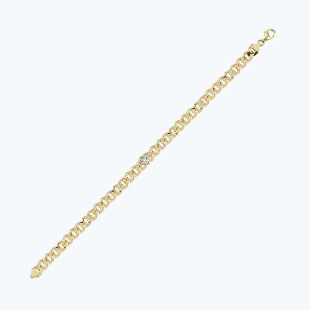 Altınbaş Altın Kalpli Zincir Bileklik Abl0417-y-25407 Çok Renkli