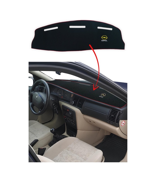 Opel Vectra 1995-2002 B Kasa Nakışlı Torpido Koruma Halısı & Torpido Koruyucu Örtü