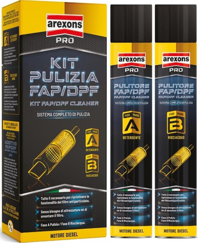Arexons Pro Fap/dpf Komple Temizleme Seti 2x750 Ml