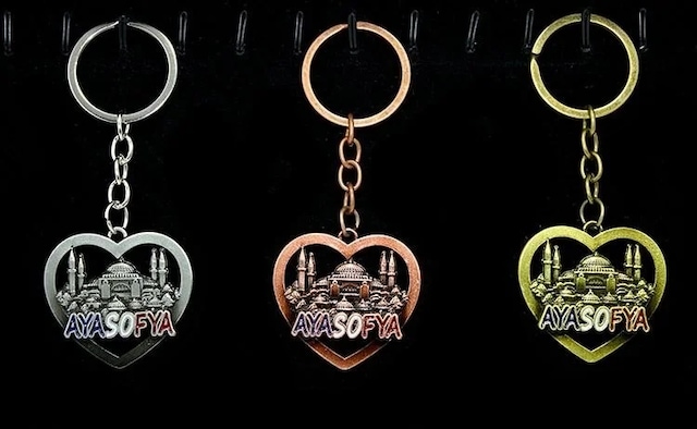Ers Metal Ayasofya Anahtarlık Tcx2201