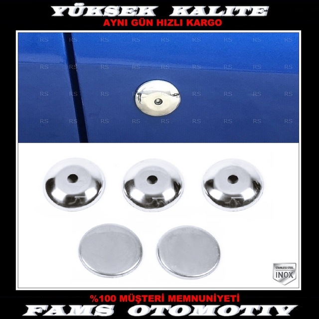 Ford Connect Krom Kilit Açma Çerçeve 5 Pcs P.Çelik 2002-2009