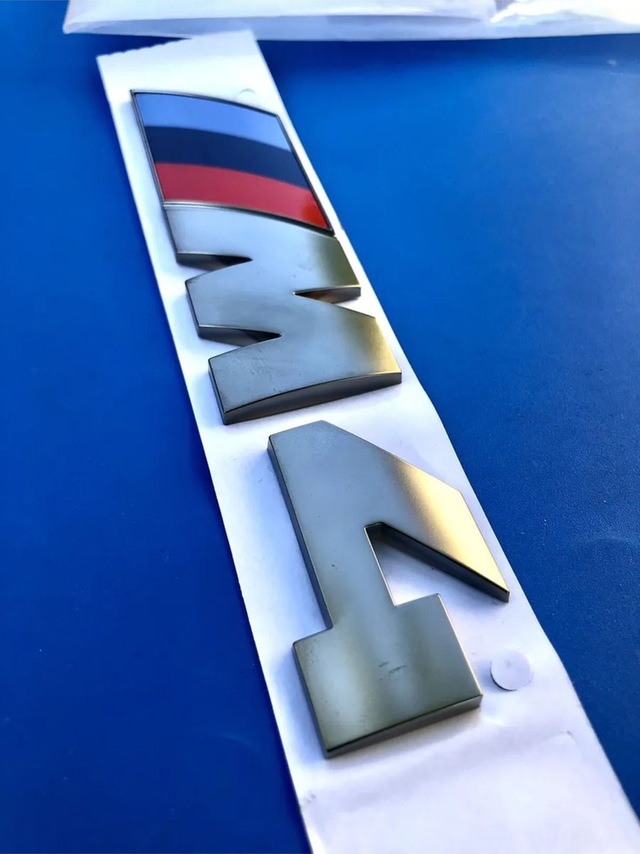 Bmw M4 Yeni Nesil Renk Bagaj Yazısı İthal Ürün A++ Kalite