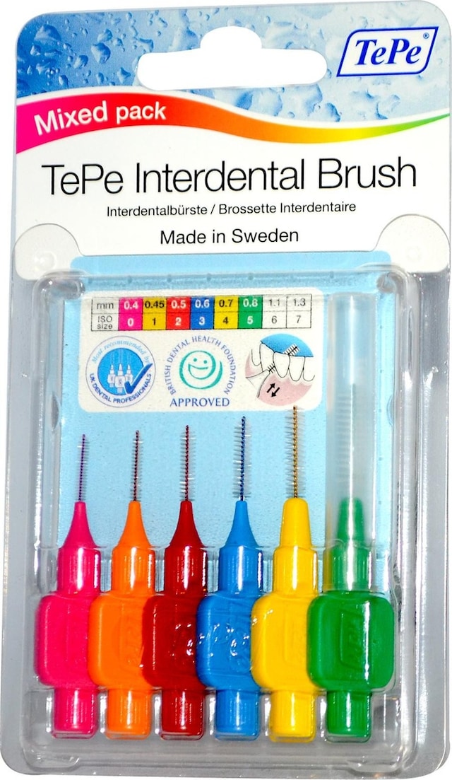 Tepe Interdental Arayüz Fırçası Karışık Set 6'lı
