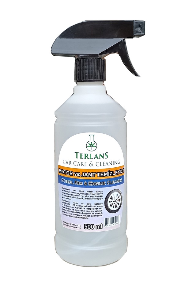 Terlans Motor ve Jant Temizleyici 500 Ml + Uygulama Süngeri