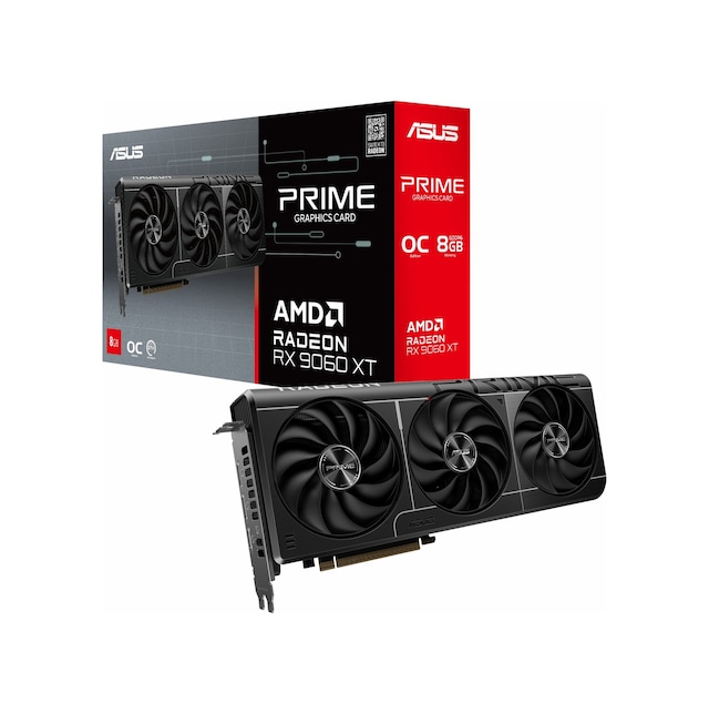 Asus Prime Radeon Rx 9060 Xt Oc 8gb Gddr6 128bit Hdmı/dp Ekran Kartı